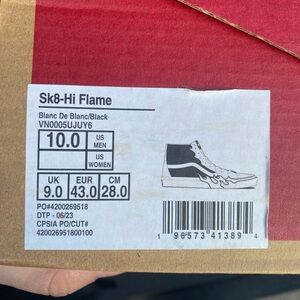 Black and White High Top Vans